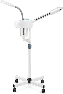 Fitnessclub 2 en 1 vapor facial 5x LED lámpar...