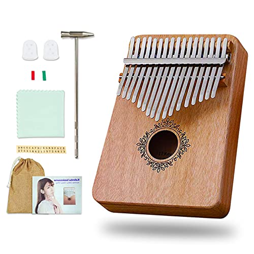 Kalimba 17 Clés Pouce Piano avec instructions d’étude, Tuning Hammer, Portable sac, bois Acajou ,pour Les enfants… - Les Beatles, Paul McCartney, John Lennon, RIngo Starr, George Harrison Kalimba 17 Clés Pouce Piano avec instructions d'étude, Tuning Hammer, Portable sac, bois Acajou ,pour Les enfants…