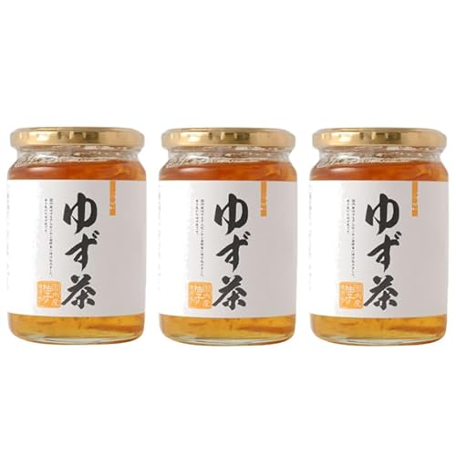 かの蜂 ゆず茶[国産ゆず使用]430g×3 香り豊かなゆずと甘いはちみつのゆず茶