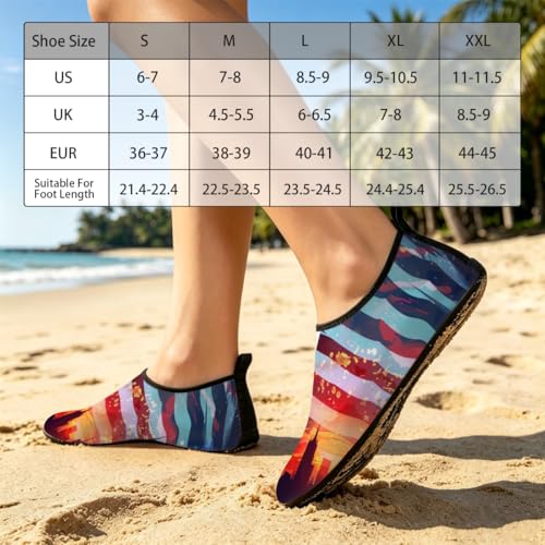 Zapatos deportivos acuáticos unisex de secado rápido con diseño de la Bandera de EE. UU. 3