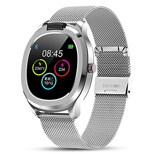 Smartwatch Fitness Armband Sportuhr Smart Watch mit Temperatur Pulsschlag Blutdruck Blutsauerstoff PPG + EKG für Damen Herren Kompatibel