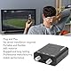 HDMI zu RF Modulator, HDM61 HD Multimedia Schnittstelle zu RF Modulator, Unterstützt NTSC Format Ausgang, 1080P PLL Steuerung der VHF Betriebsfrequenz, RF Modulator für Heim TV,