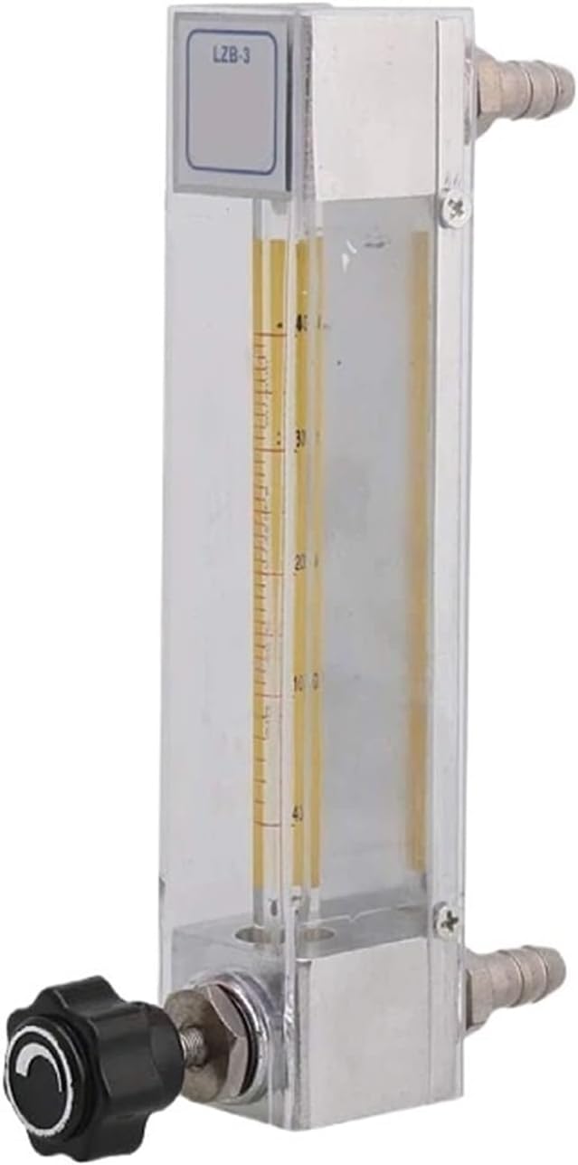 LZB-3 40-400ml/min Oxygen Flowmeter Flow Rate Measurement tool for Gas with Control Valve