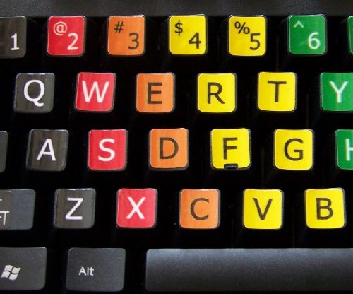 Learning Large Lettering (Upper CASE) English Colored Stickers for Keyboard - Image 3