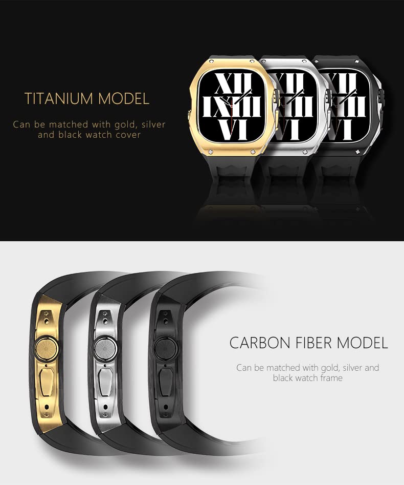 Amazon.com: 49mm Fashion Carbon Fiber Case For Apple Watch ultra 3