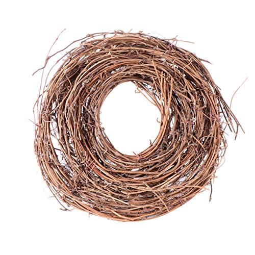 WINOMO Grapevine Wreath Christmas Rattan Wreath Garland Decoration for Christmas Holiday Craft or Wedding Supplies