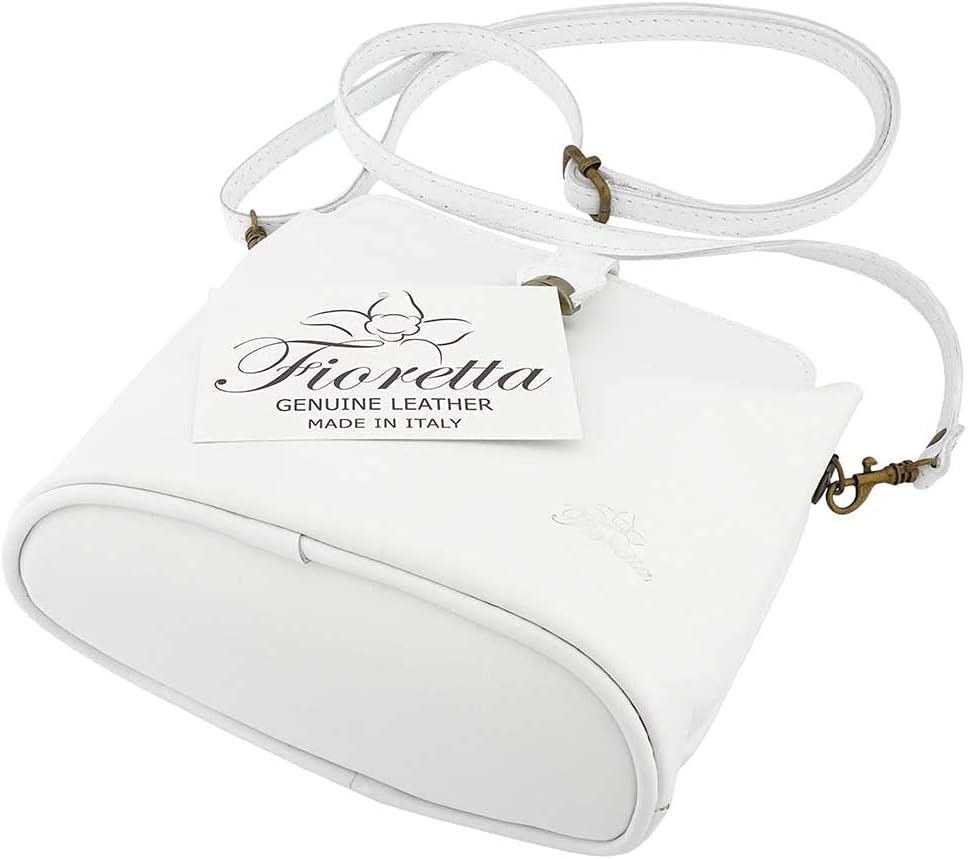 Italian Genuine Leather Small Purse, Crossbody Bag, Shoulder Bag with Snap & Clasp Closure For Women