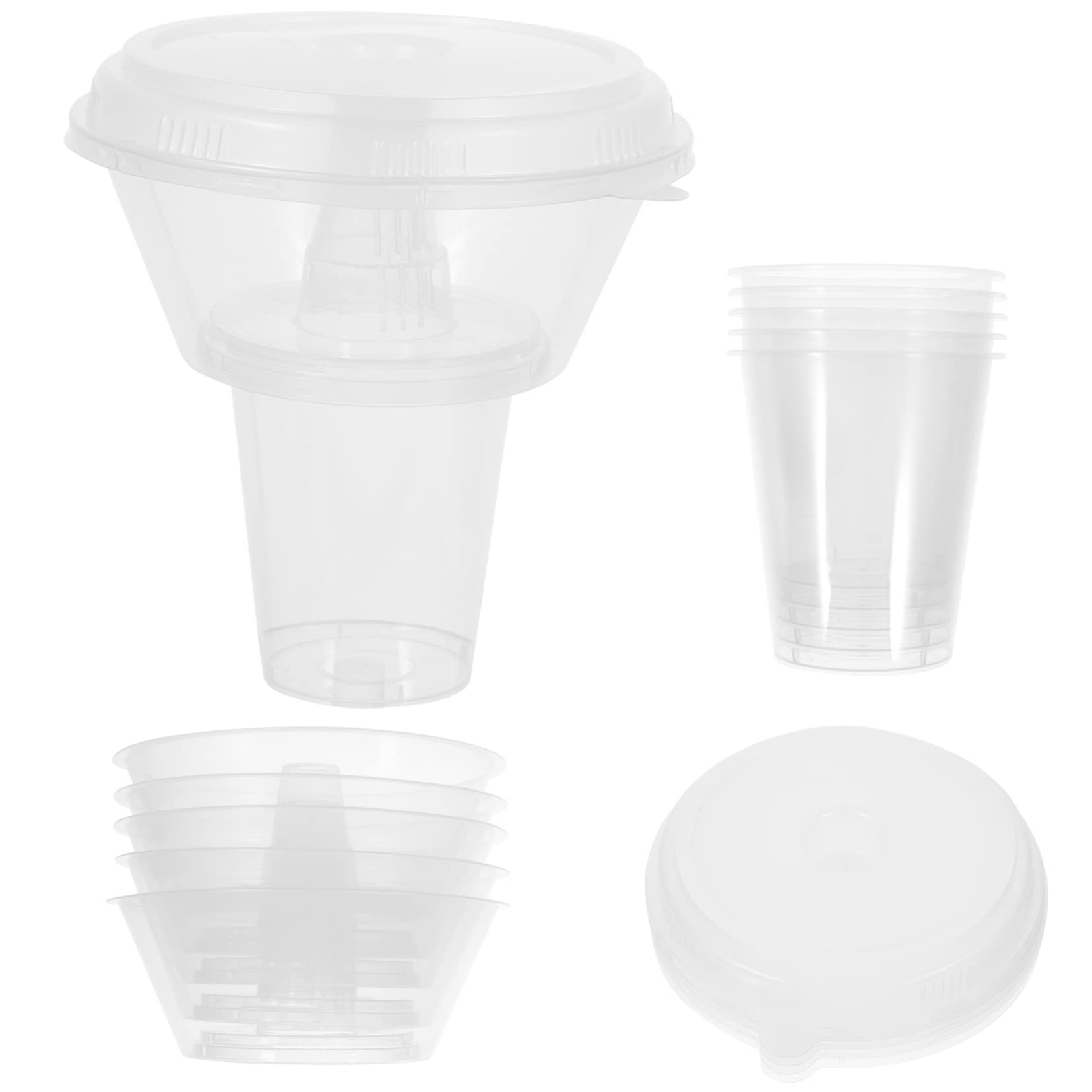 Gobelets pour collation durables en matériau haute résistance