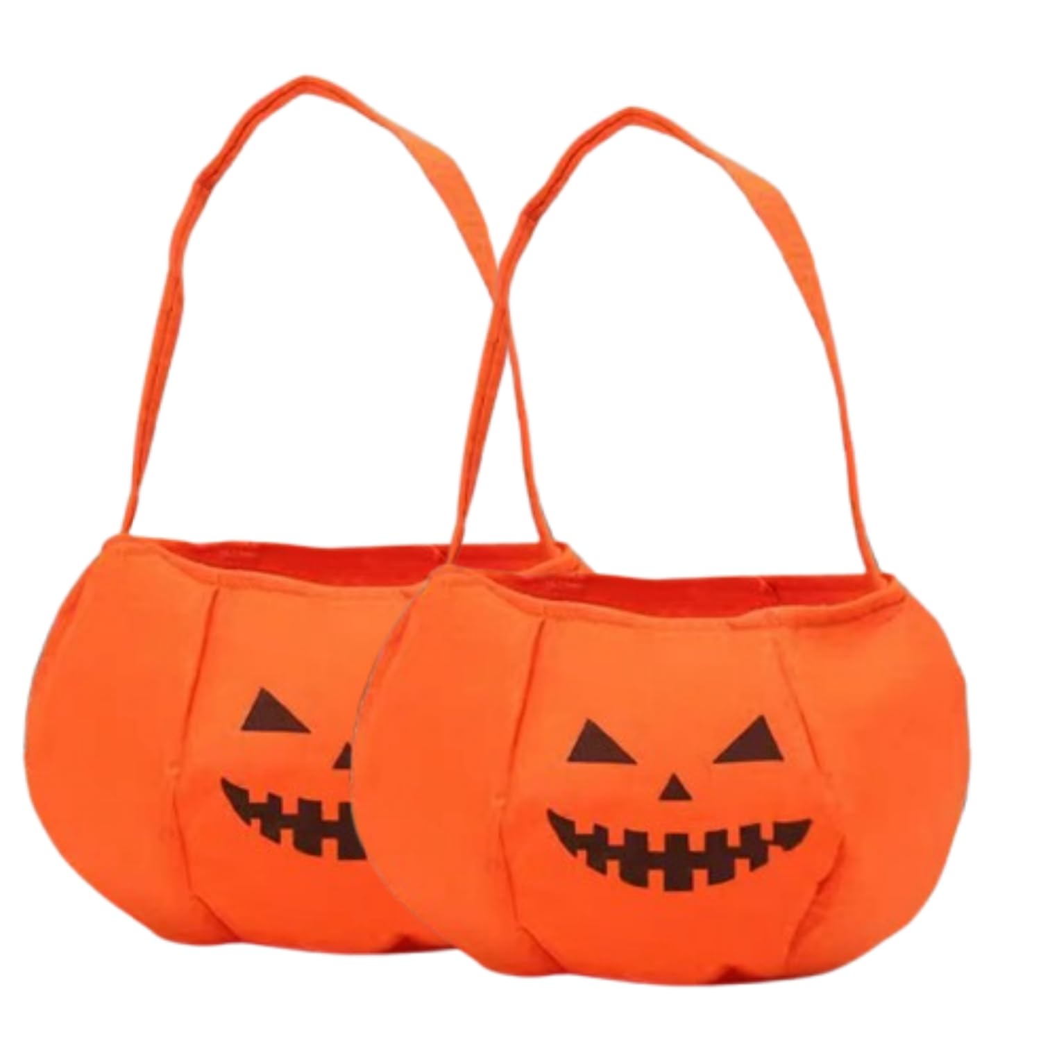 AhfuLife Sacs à Bonbon Halloween, 4 Pièces Sacs Cadeaux Non Tissé Trick Or Treat, Sacs Fourre-tout Halloween Avec Poignées Pour Articles De Fête D'enfants 21 ×20 ×15cm