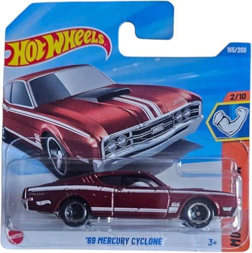 Hot Wheels 69 Mercury Cyclone Muscle Mania 1:64 miniatura 1