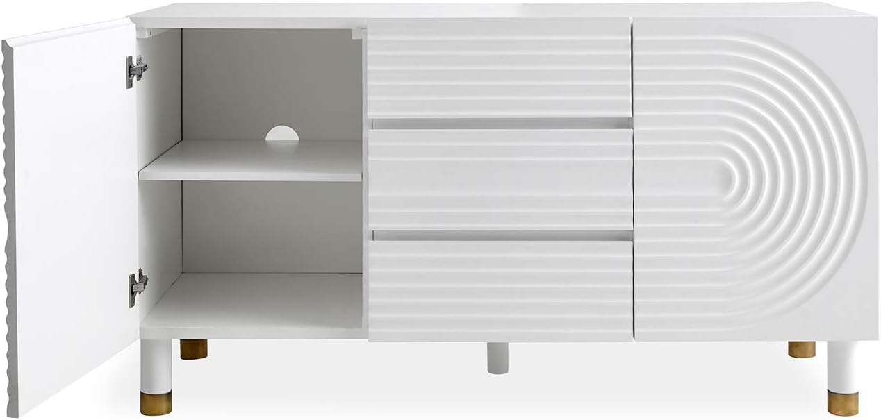 Now House by Jonathan Adler Josef Buffet, White