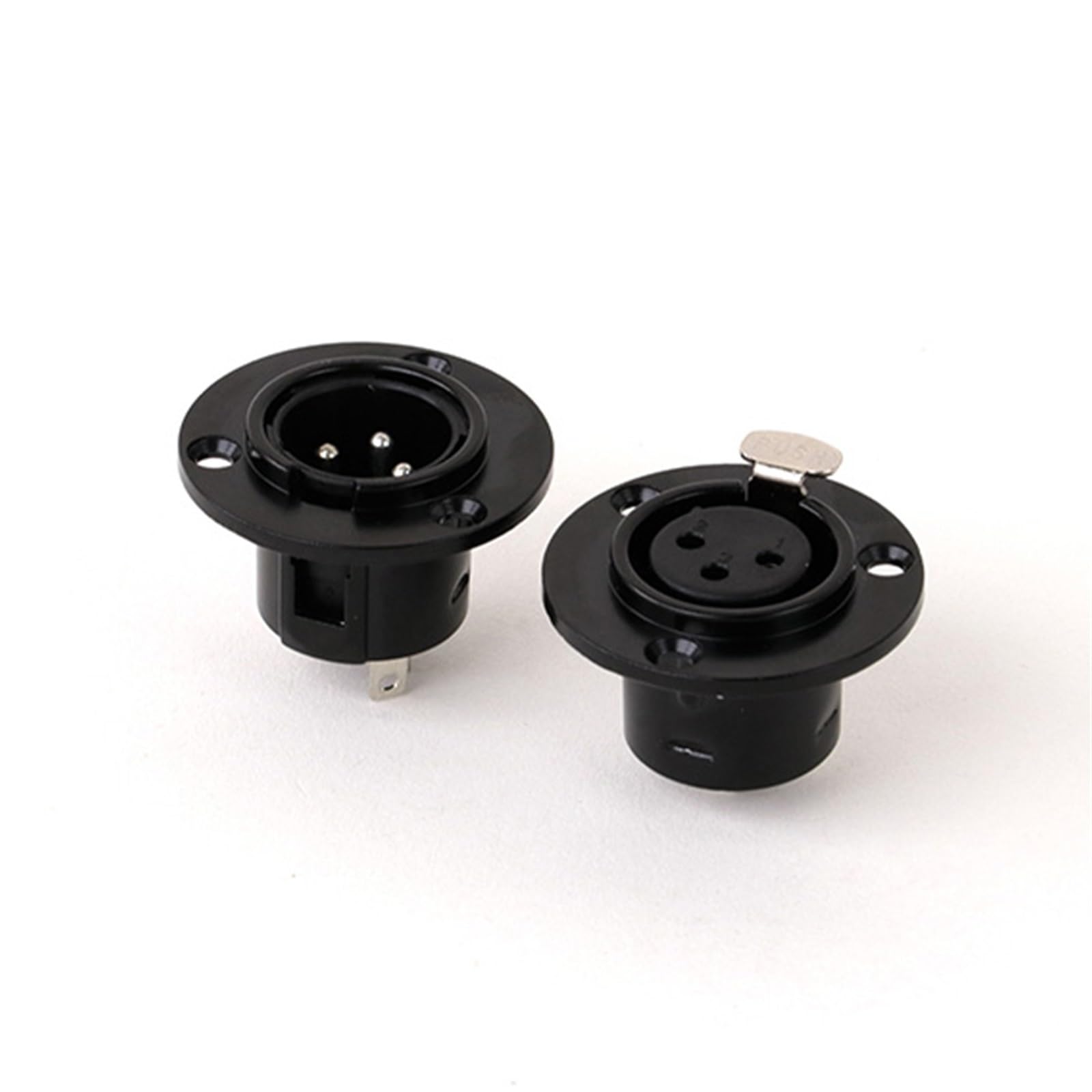 10 Uds redondo 3/4/5 pines XLR macho/hembra montaje en Panel chasis del zócalo Audio Jack micrófono Cable Terminal conectores de Cable (Size : 5xC1054-5xC1055)