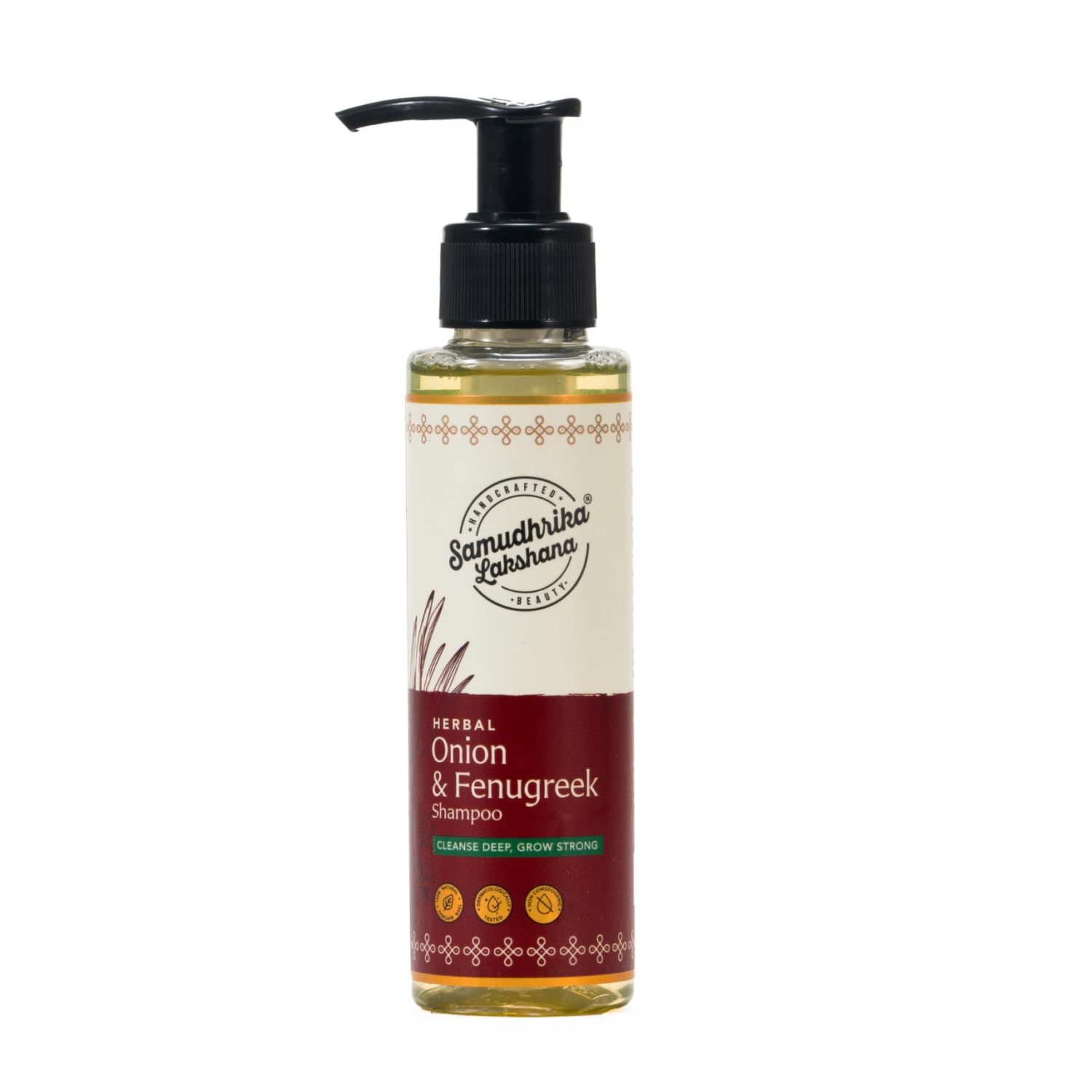 New Enriched Onion & Fenugreek Shampoo | Infused with Hibiscus & Amla Extracts | For Hair Fall Control, Root Strengthening & Hair Growth | Sulphate & Paraben Free, Suitable for All Hair Types, 100ml-image-24