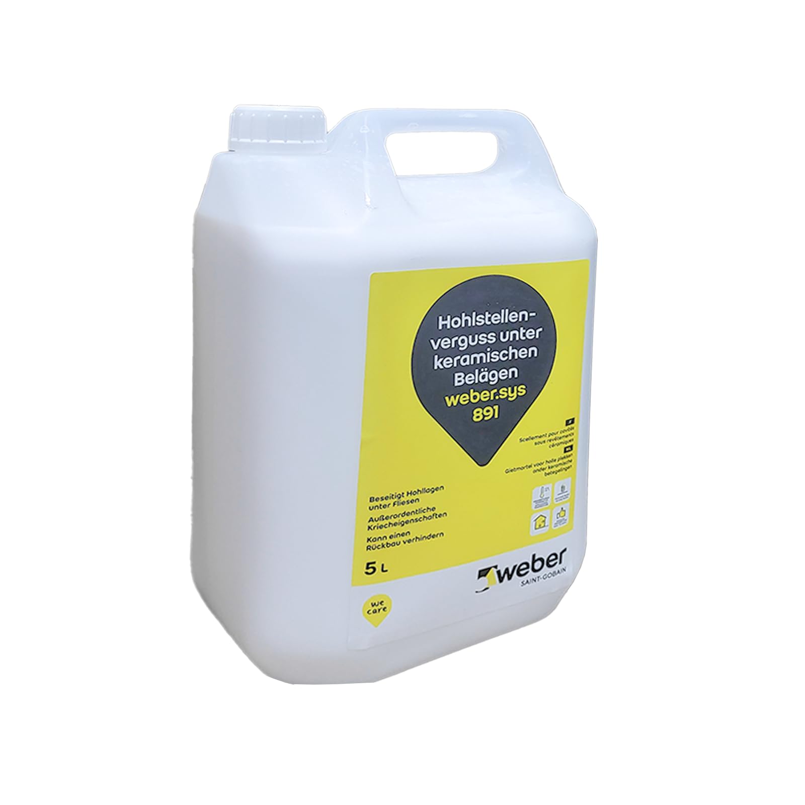 Weber.sys 891 - Moldeado para huecos (Weber.sys 891 5L + jeringa)