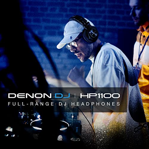 Denon Dj Hp1100 | Professional Over-Ear Dj Headphones With 180-Degree Cup Swivel & Leather Carry Bag (53Mm Driver / 3500Mw Input) #TOP6
