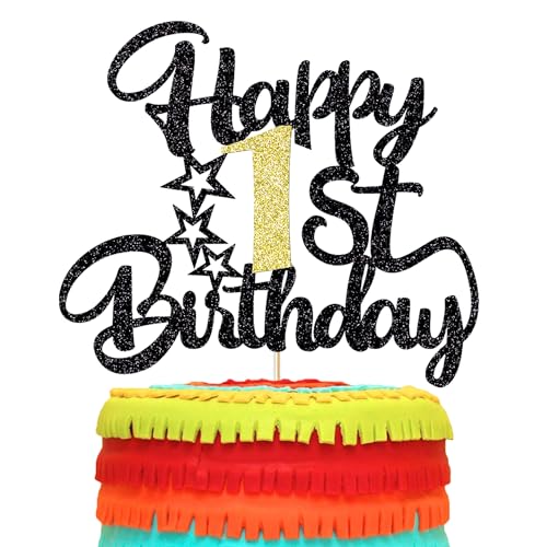 Image of Klionjor 1st Birthday Cake Topper - Happy Birthday Decoration, Party Decoration Gift Plug-in