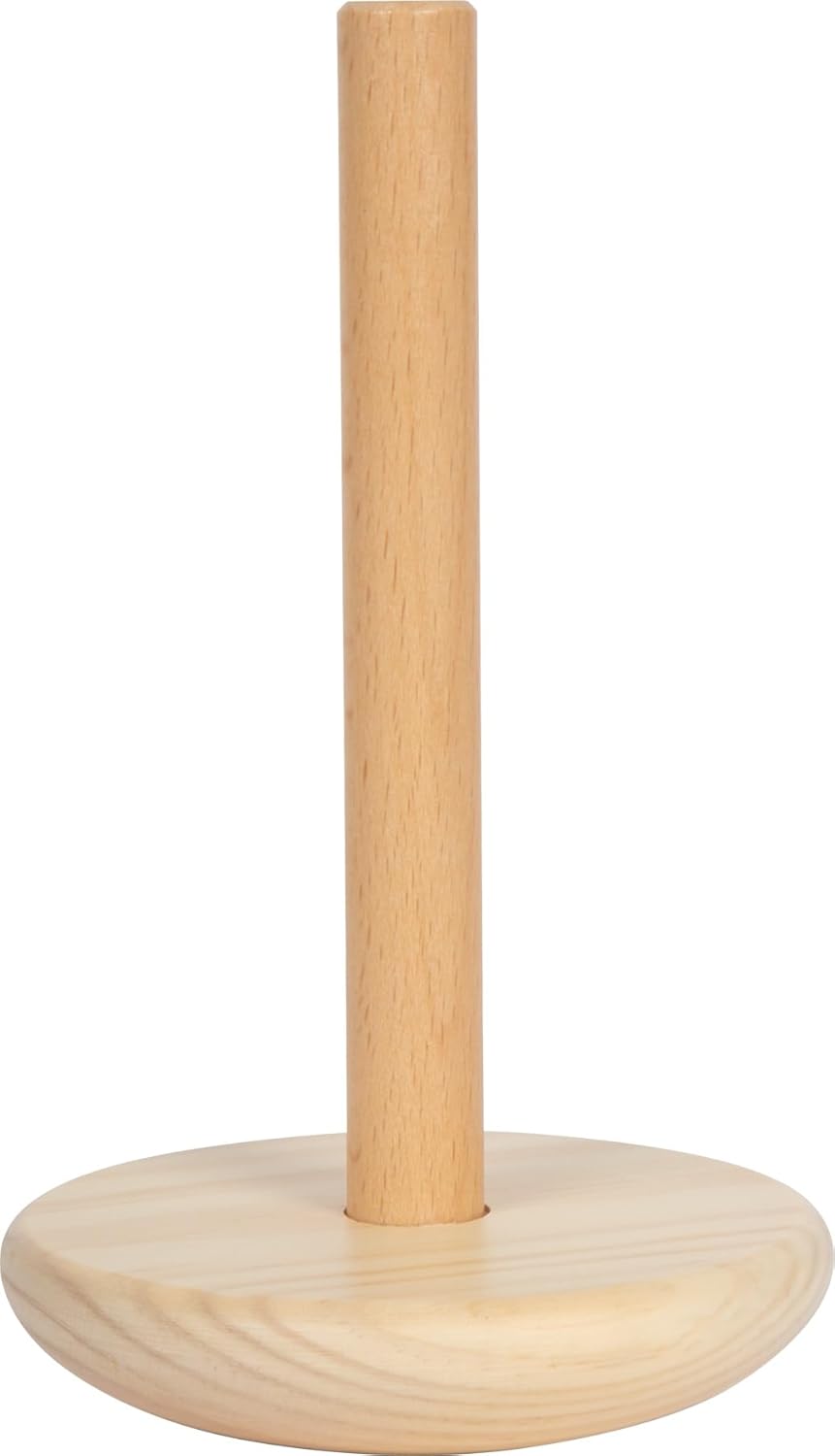 stapeltoren Dino Van hout en pluche, speelgoed voor motorische vaardigheden met kleurrijke stapelringen, voor kinderen vanaf 12 maanden, 12687