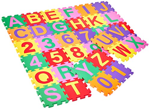 Tapete Alfanumérico Eva Carlu Brinquedos