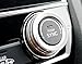 iJDMTOY 2pcs Silver Anodized Aluminum AC Climate Control Turner Ring Covers Compatible with 2016-21 10th Gen Honda Civic