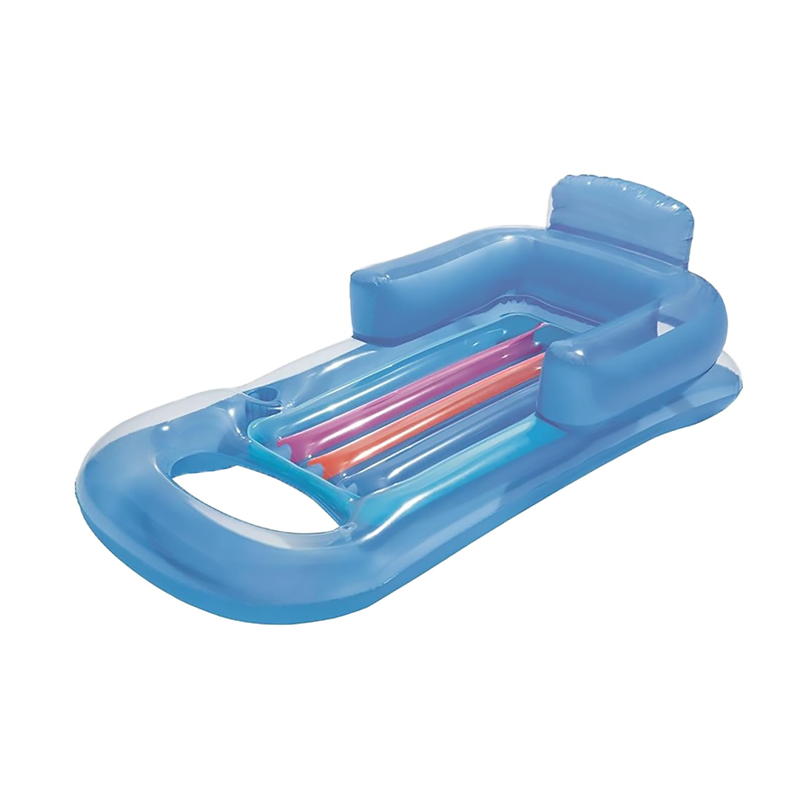 Hotseven-lemei Premium Recliner Pool Lounger Float,Tanning Pool Float with Backrest and Cup Holder,Inflatable Pool Floats Adult with Fast Inflation,Swimming Mattress for Summer,Beach,Swimming Pool