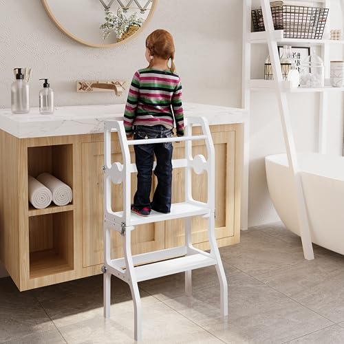 Toddler Kitchen Step Stool Helper Standing Tower