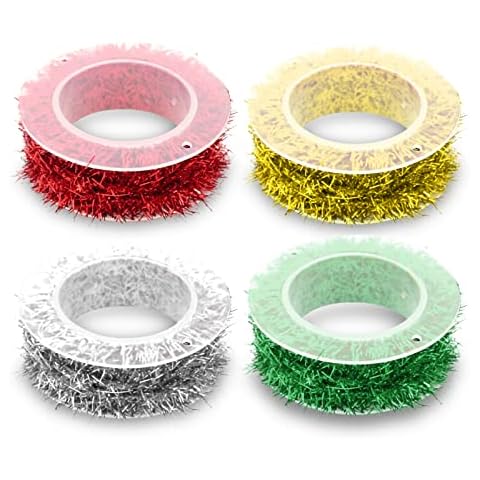 Mini Tinsel Garland Christmas Decorations Cover