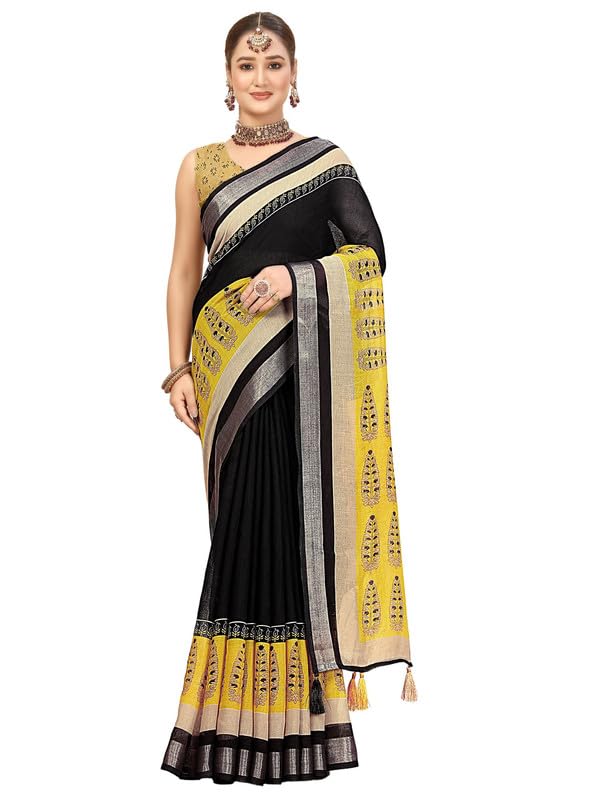 Women’s Soft Dola Silk Saree with Rich Ethnic Motifs and Decorative Zari Border | Stylish Saree with Unstitched Blouse Piece-image-11