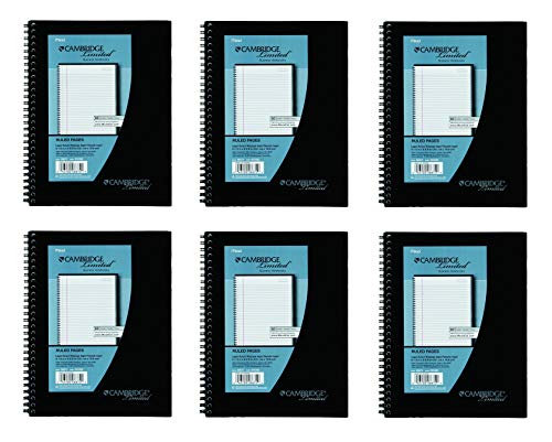 6 Pack of Mead Cambridge Wirebound Business Notebook,...