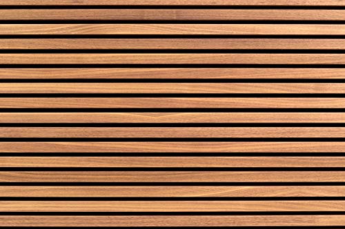 Image of DWELLSINDIA Self Adhesive Wallpaper Peel & Stick, Waterproof, Scratch Resistant (41cm x 244cm) (Horizontal Strip Wood Design)