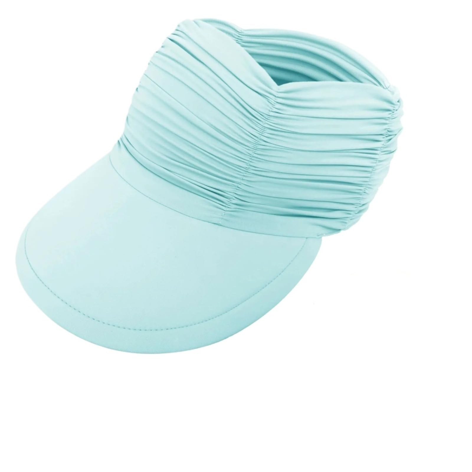 Generico Visiera Parasole a Tesa Larga per Donna, Protezione UV Estiva per Spiaggia e Sport
