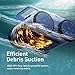 Pool Vacuum for Above Ground Pool Made by Seauto, Pool Vacuum for Inground Pools Cleans Up to 2100 Sq.ft, Pool Robot Vacuum Lasts Up to 180 Mins, Pool Cleaner for Wall, Floor and Auto Mode