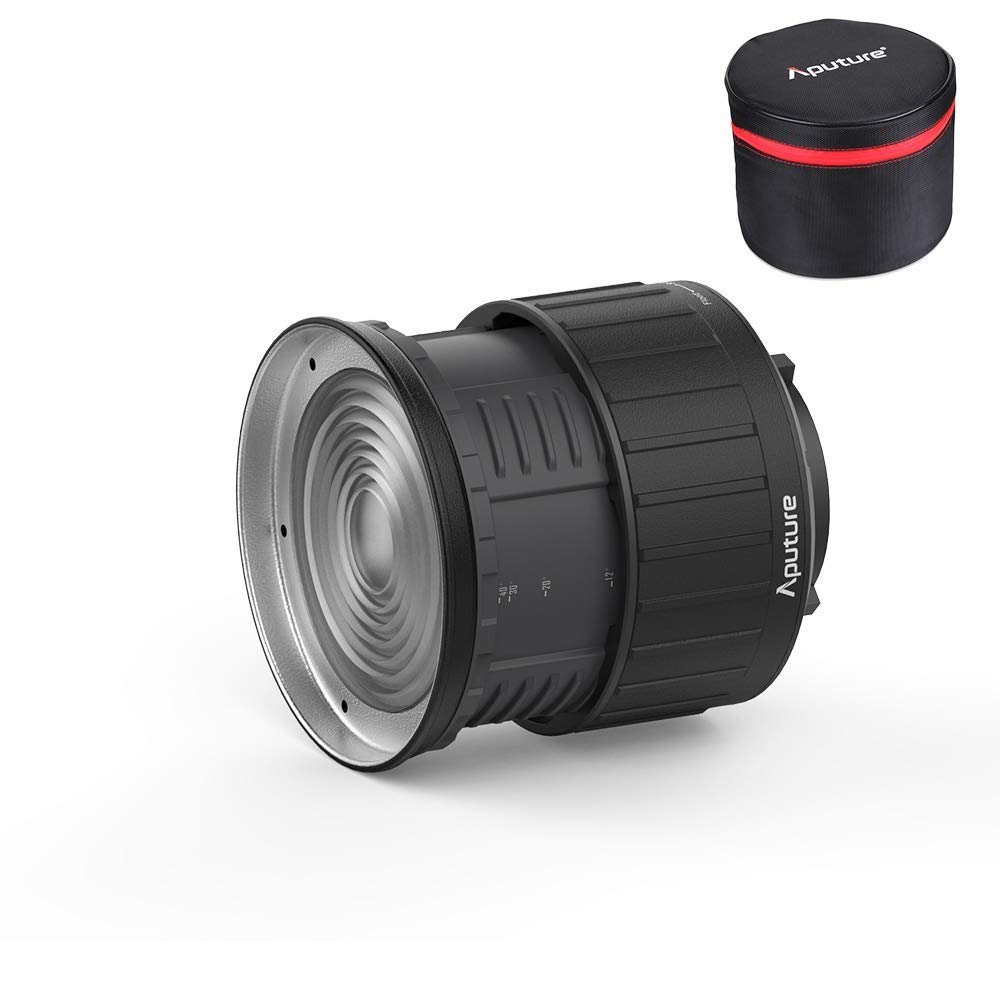 Photo 1 of Aputure Fresnel 2X, Aputure Fresnel ii 2 Lens Mount for Aputure 120D Mark 2 Aputure 300D Aputure 120D Light Storm LS C300D and Other Bowen-S Mount Continuous Lights with EACHSHOT Cleaning Cloth