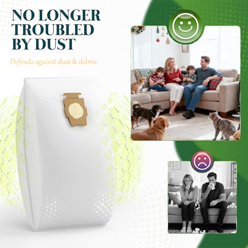 Image of 18 Pack Vacuum Bags [Model 204814] Compatible with Kirby Sentria /Avalir /Ultimate G Series | Replaces F-Style & Twist-Style 204811 205811 204808 | Replacement Parts by Improvedhand