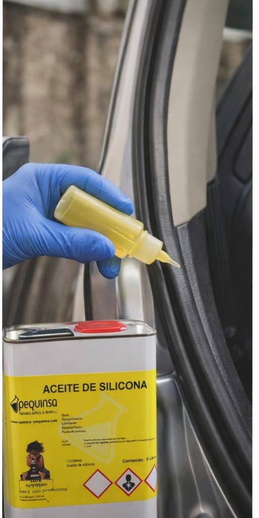 Aceite de Silicona.5 LITROS.Lubricante multiusos de alta efectividad.