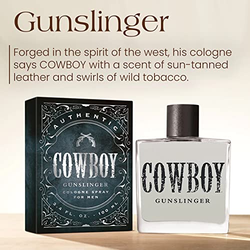 Tru Western Cowboy Gunslinger Men's Cologne, 3.4 fl oz (100 ml) - Warm, Fresh, Bold - Image 3