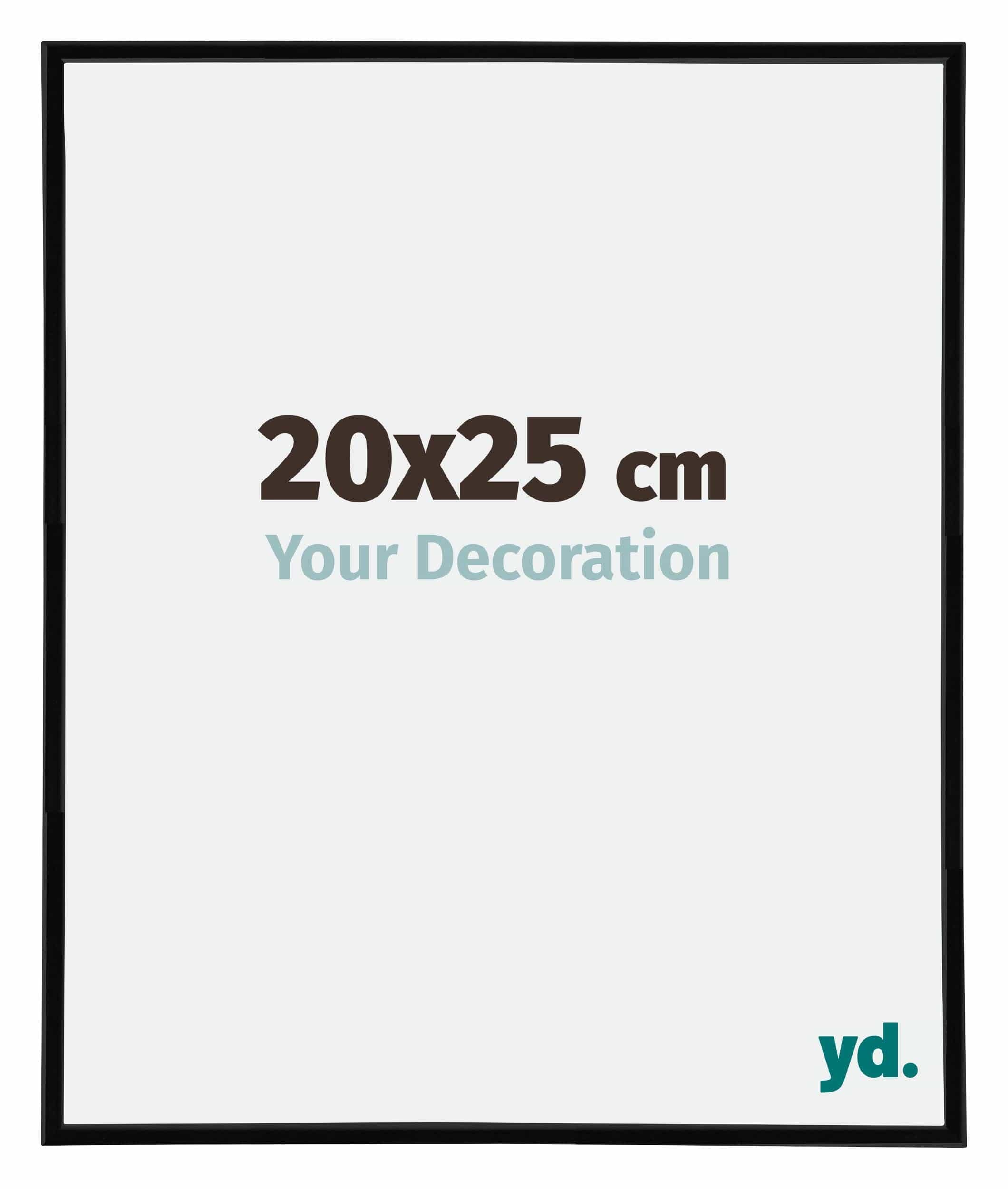 Your Decoration - Picture Frame 20x25 cm - Black High Gloss - Decorative Wall Frame in Plastic with Antireflection - Frame 20x25 - Annecy
