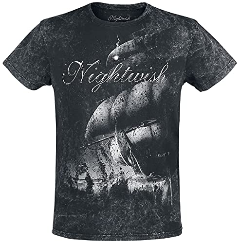 Nightwish Woe to All Homme T-Shirt Manches Courtes Noir M 100% Coton Regular/Coupe Standard