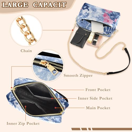 Chinese Cultural Style Secret Garden Crossbody Bags for Women PU Leather Crossbody Purse Small Shoulder Handbag Purses for Girls4