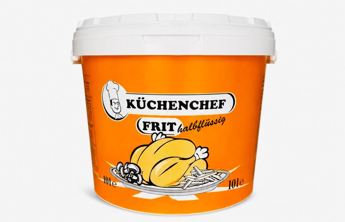 Küchenchef Frittierfett 10L halbflüssig Hitzestabil Geruchsneutral