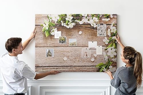 Tableau en liège horizontal grand format pour libérer l'esprit et organiser