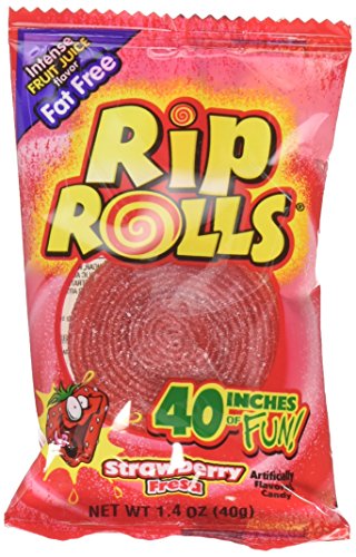 Rip Rolls 24 Count Strawberry, 1.4 Ounce (Pack Of 24) #TOP7