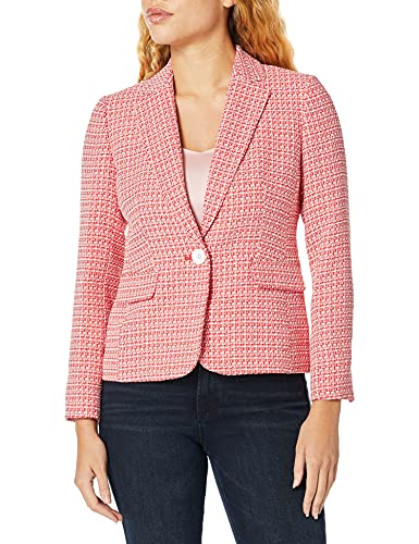 Women's 1 Button Notch Collar Slim Pant Suit