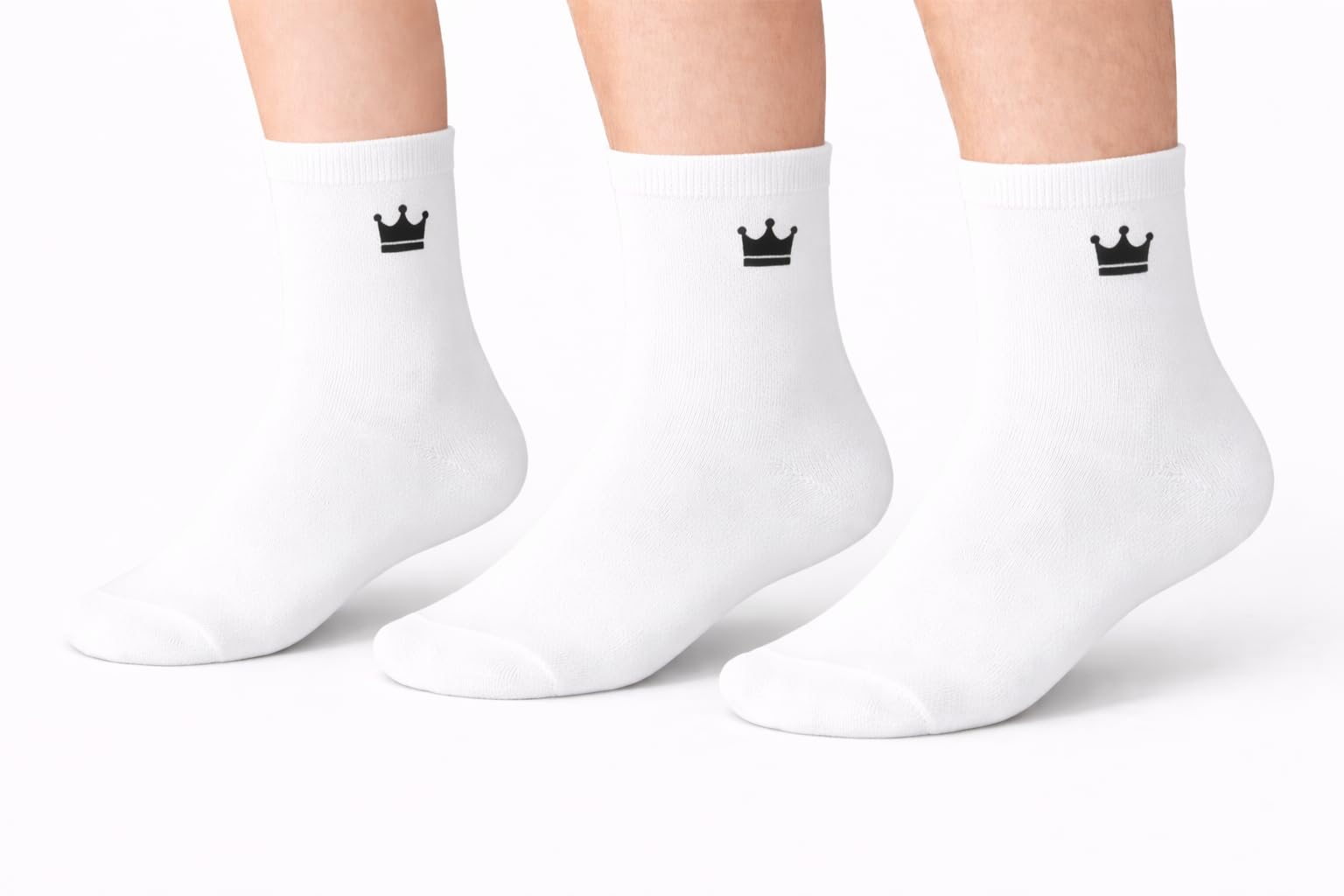 White Ankle Socks for Men & Women – Cotton Unisex Ankle Socks | Breathable Casual & Sports Socks | Comfortable Cotton Socks (3 Pair Pack)-image-20