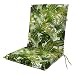 Produktbild Doppler Auflage Niederlehner Living Palmen I Gartenstuhl-Polster 100x48x6cm aus Baumwolle & Polyester I Sitzauflage weich & bequem I Sitzkissen zum Festbinden an Gartenstuhl
