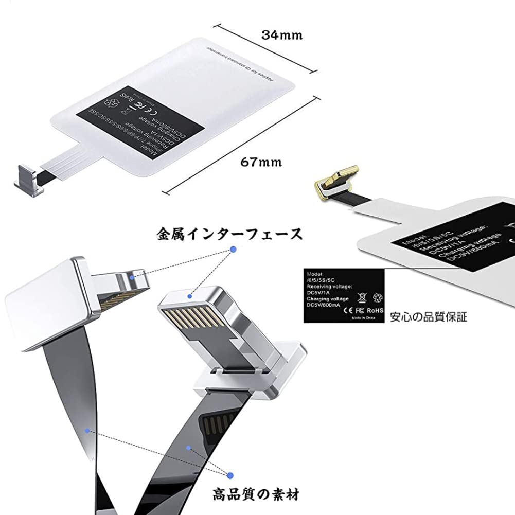 iPhone5充電器♡ワイヤレス 楽天市場】ワイヤレス充電器 iPhone 5in1 急速15W 同時充電