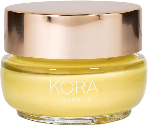 KORA Organics Turmeric Glow Moisturizer, Hydrate, Soften and Plump Skin, Certified Organic, Cruelty Free, Perfect Travel Size, 0.51 fl oz