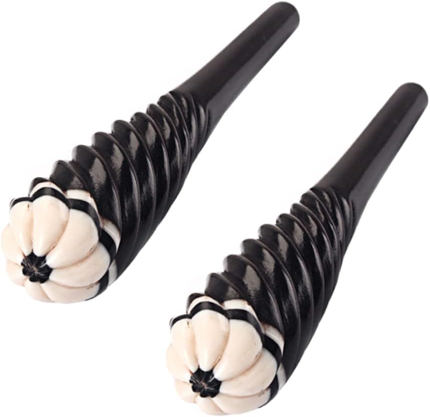 Sosoport 2 Pieces Sandalwood Erhu Shaft Sturdy String Instrument Tuning Pegs for Enhanced Sound