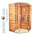Produktbild Infrarotkabine "Teneriffa" Infrarot Sauna für bis zu 3 Personen Wärmekabine Infrarotsauna Eckvariante