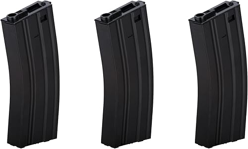 Miniatura 2 de Lancer Tactical Full Metal M4M16 300 Ronda Alta Capacidad AEG Airsoft Magazine Clip Alta Tensión Primavera Alimentaciones con Rueda de Bobinado