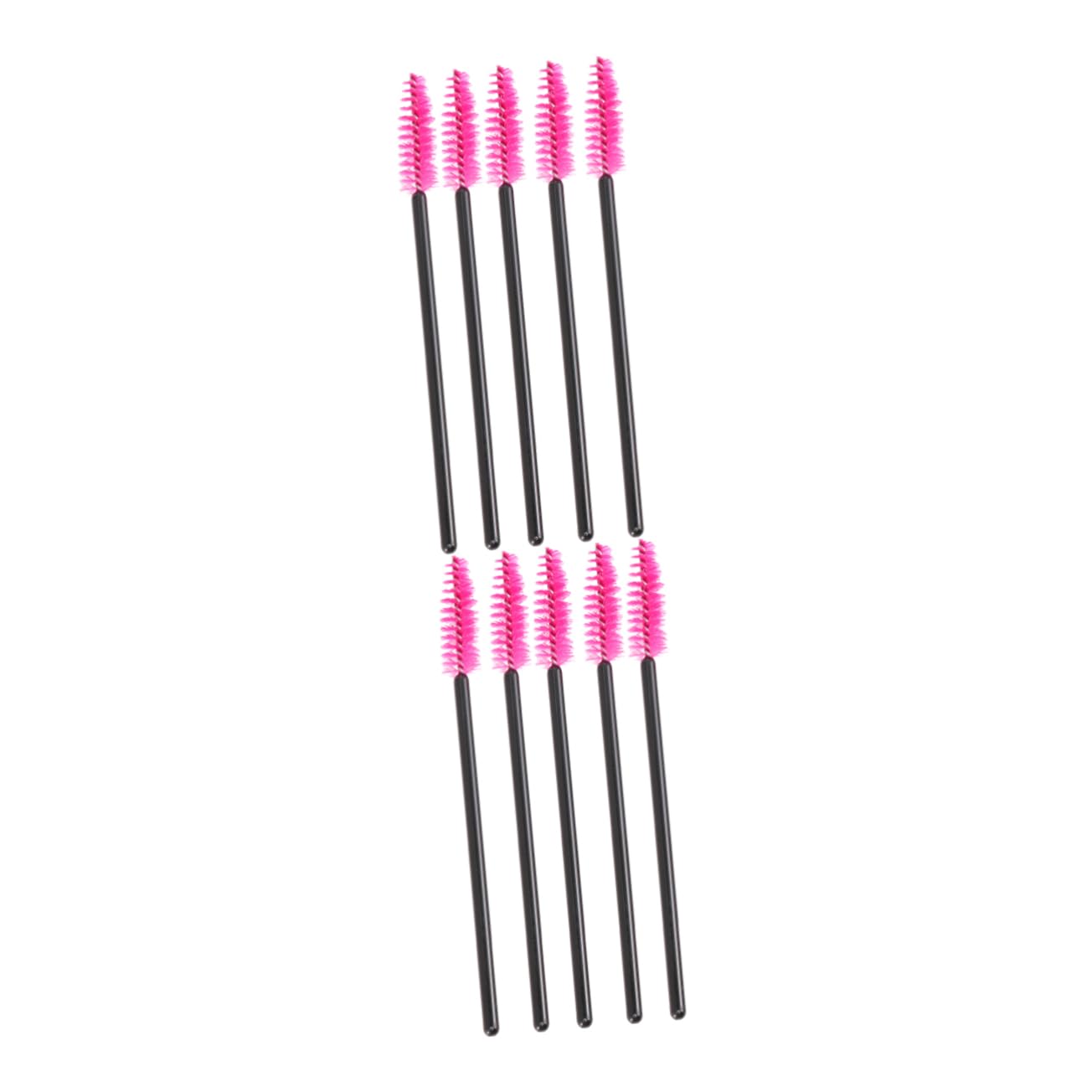 Beatifufu Lash Brush Eyelash 100pcs Disposable Mascara Wands Fine Nylon Bristles Easy Application Perfect for Makeup Lovers
